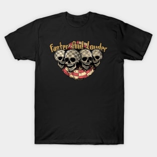 Laughing Skulls Vintage Style T-Shirt